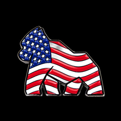 American Flag Gorilla Ball Marker