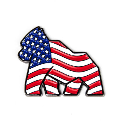 American Flag Gorilla Ball Marker