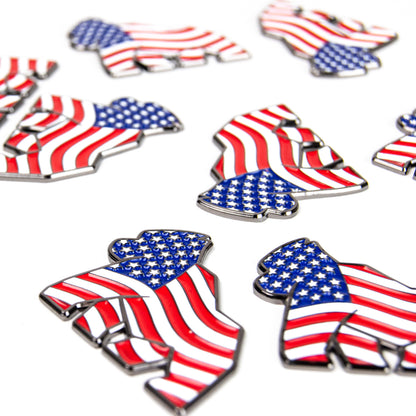 American Flag Gorilla Ball Marker